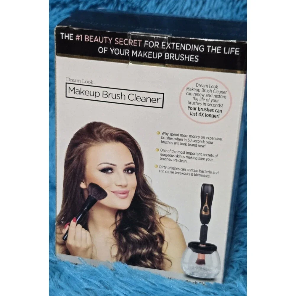 Dream Look Electric Makeup Brush Cleaner Cleaning Machine, Black